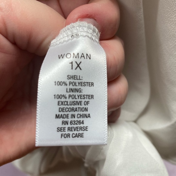 Cream S/S blouse - Picture 5 of 6